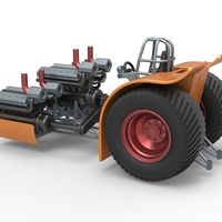 Pulling tractor with 3 turbo engines V12 1:25 - Thumbnail 10