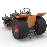 Pulling tractor with 3 turbo engines V12 1:25 - Thumbnail 11