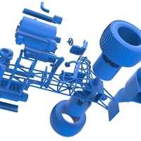 Pulling tractor with 3 turbo engines V12 1:25 - Thumbnail 15