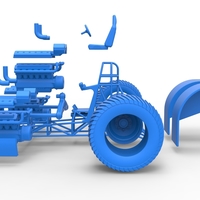 Pulling tractor with 3 turbo engines V12 1:25 - Thumbnail 17