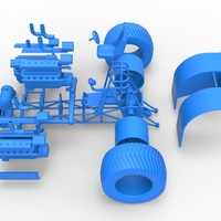 Pulling tractor with 3 turbo engines V12 1:25 - Thumbnail 18