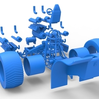 Pulling tractor with 3 turbo engines V12 1:25 - Thumbnail 20