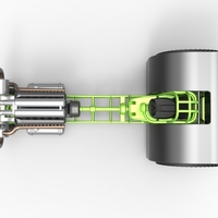 Pulling tractor with single turbo engine V12 1:25 - Thumbnail 9