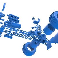 Pulling tractor with single turbo engine V12 1:25 - Thumbnail 15