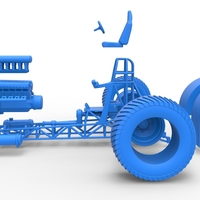 Pulling tractor with single turbo engine V12 1:25 - Thumbnail 17