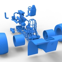 Pulling tractor with single turbo engine V12 1:25 - Thumbnail 20