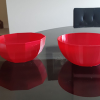 Small Kitchen Bowl (Classic and Low Polygon) 3D Printing 483074
