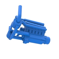 Turbo engine V12 for pulling tractor 2 Scale 1:25 - Thumbnail 2