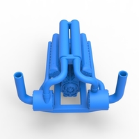 Turbo engine V12 for pulling tractor 2 Scale 1:25 - Thumbnail 4