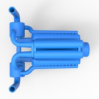 Turbo engine V12 for pulling tractor 2 Scale 1:25 - Thumbnail 8