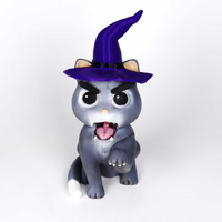 HALLOWEEN LOVELY ANGRY CAT - HAT - Thumbnail 2