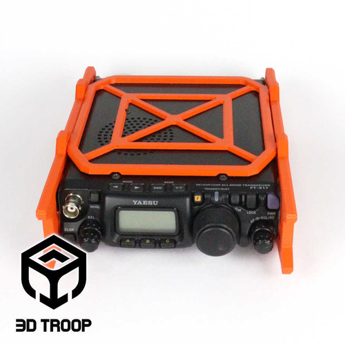 TRANSCEIVER FT-817 FT-818 PROTECTION FRAME 3D Print 483301