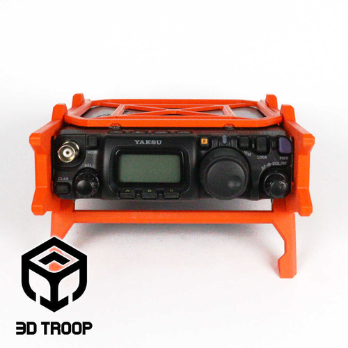 TRANSCEIVER FT-817 FT-818 PROTECTION FRAME 3D Print 483302