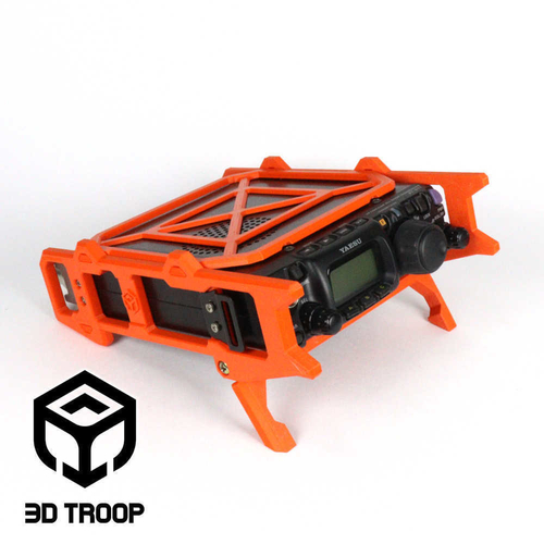 TRANSCEIVER FT-817 FT-818 PROTECTION FRAME 3D Print 483307