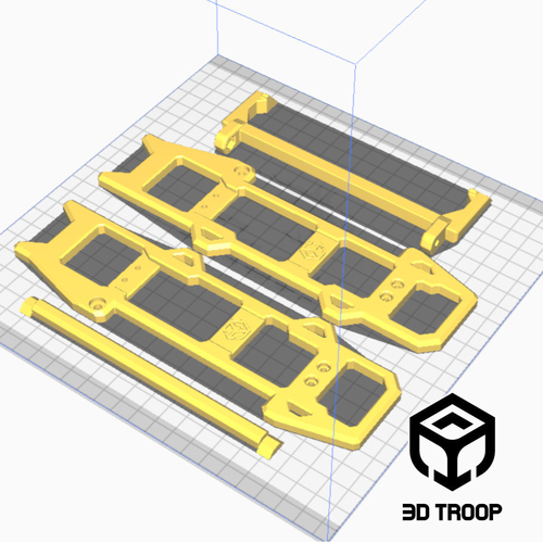 TRANSCEIVER FT-817 FT-818 PROTECTION FRAME 3D Print 483308