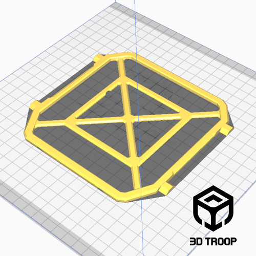 TRANSCEIVER FT-817 FT-818 PROTECTION FRAME 3D Print 483309