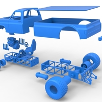 Pulling truck 2wd Scale 1:25 - Thumbnail 20