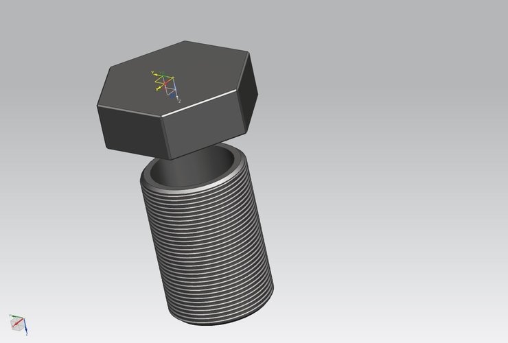 Bolt container 3D Print 48338