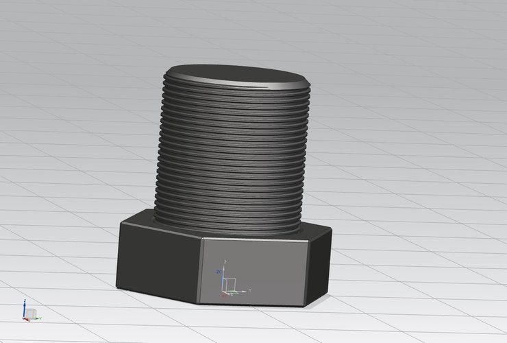 Bolt container 3D Print 48339
