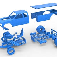 Pulling truck 2wd 2 Scale 1:25 - Thumbnail 15