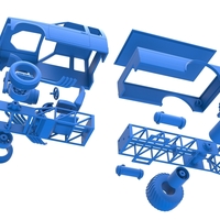Pulling truck 2wd 2 Scale 1:25 - Thumbnail 16