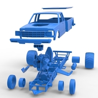 Pulling truck 2wd 2 Scale 1:25 - Thumbnail 17