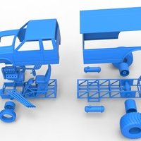 Pulling truck 2wd 2 Scale 1:25 - Thumbnail 19