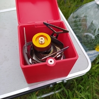 Case for a camping gas burner. - Thumbnail 1
