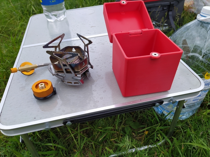 Case for a camping gas burner. 3D Print 483441