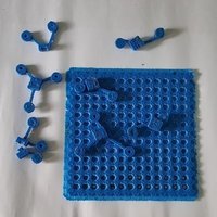 Small Alex Stick chess  3D Printing 48345