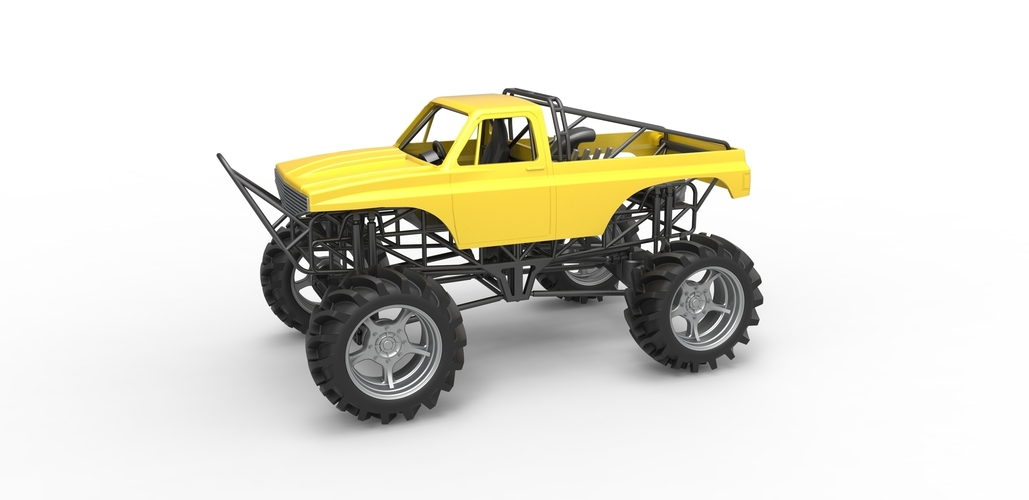 Mud truck Scale 1:25 3D Print 483459