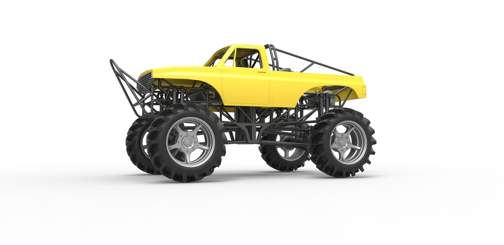 Mud truck Scale 1:25 3D Print 483460