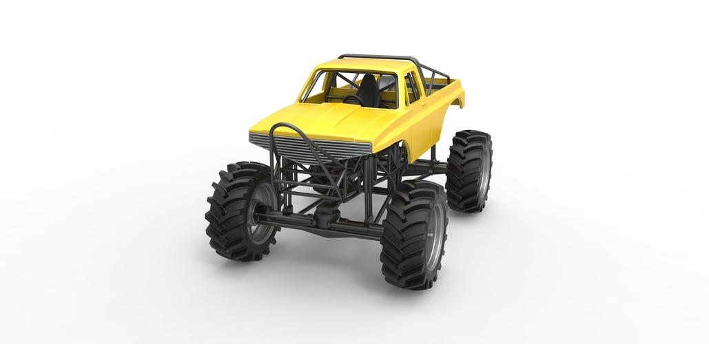 Mud truck Scale 1:25 3D Print 483461