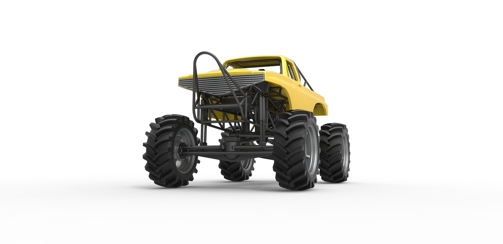 Mud truck Scale 1:25 3D Print 483462