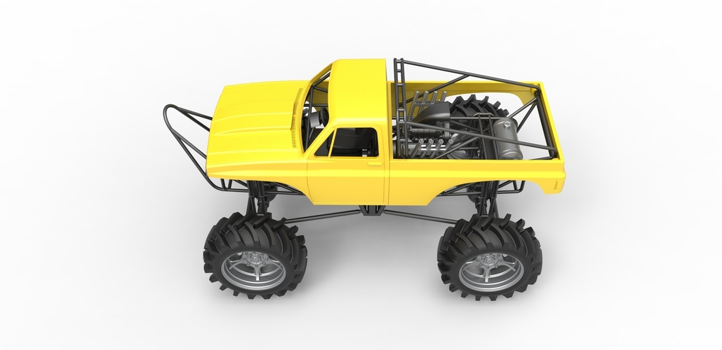 Mud truck Scale 1:25 3D Print 483466