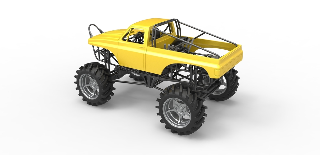 Mud truck Scale 1:25 3D Print 483468