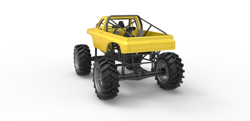 Mud truck Scale 1:25 3D Print 483469