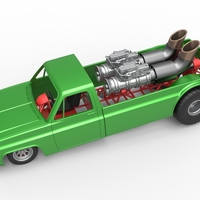 Jet pulling truck 2wd Scale 1:25 - Thumbnail 2