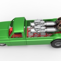 Jet pulling truck 2wd Scale 1:25 - Thumbnail 9