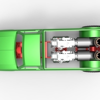 Jet pulling truck 2wd Scale 1:25 - Thumbnail 10