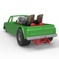 Jet pulling truck 2wd Scale 1:25 - Thumbnail 12