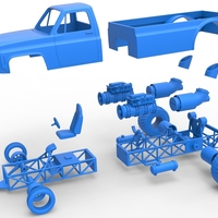 Jet pulling truck 2wd Scale 1:25 - Thumbnail 15