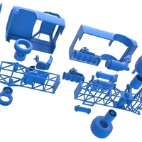 Jet pulling truck 2wd Scale 1:25 - Thumbnail 17