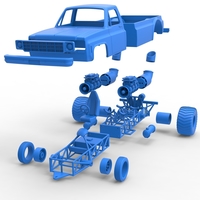 Jet pulling truck 2wd Scale 1:25 - Thumbnail 18