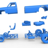 Jet pulling truck 2wd Scale 1:25 - Thumbnail 19