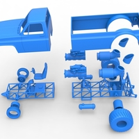 Jet pulling truck 2wd Scale 1:25 - Thumbnail 20