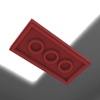 LEGO Jumper Plate 2X4 with 2 Knobs - Thumbnail 3