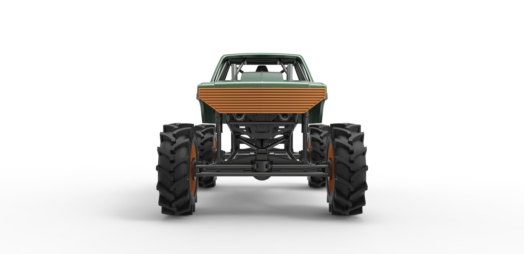 Mud truck 2 Scale 1:25 3D Print 483527