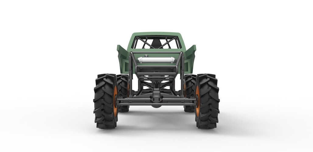 Mud truck 2 Scale 1:25 3D Print 483534