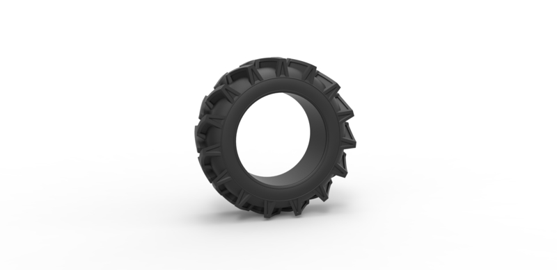 Offroad tire 38 Scale 1:25